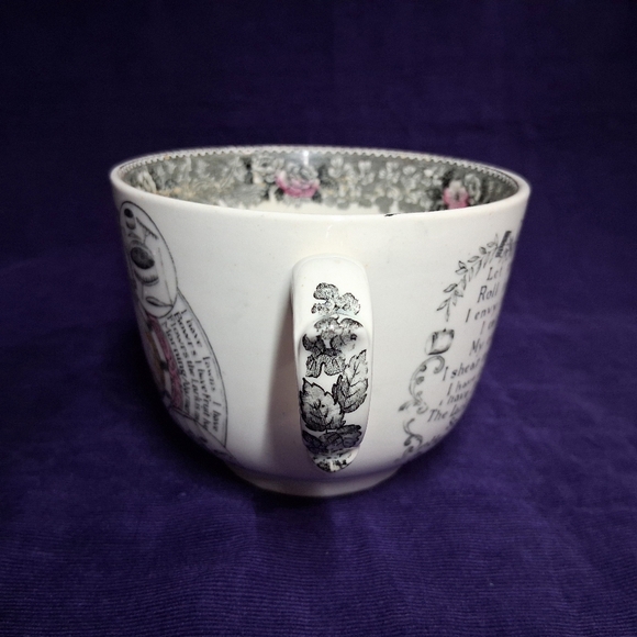 Antique Adams Of England Breakfast Cup Mug And Saucer Warranted Staffordshire - Picture 9 of 16